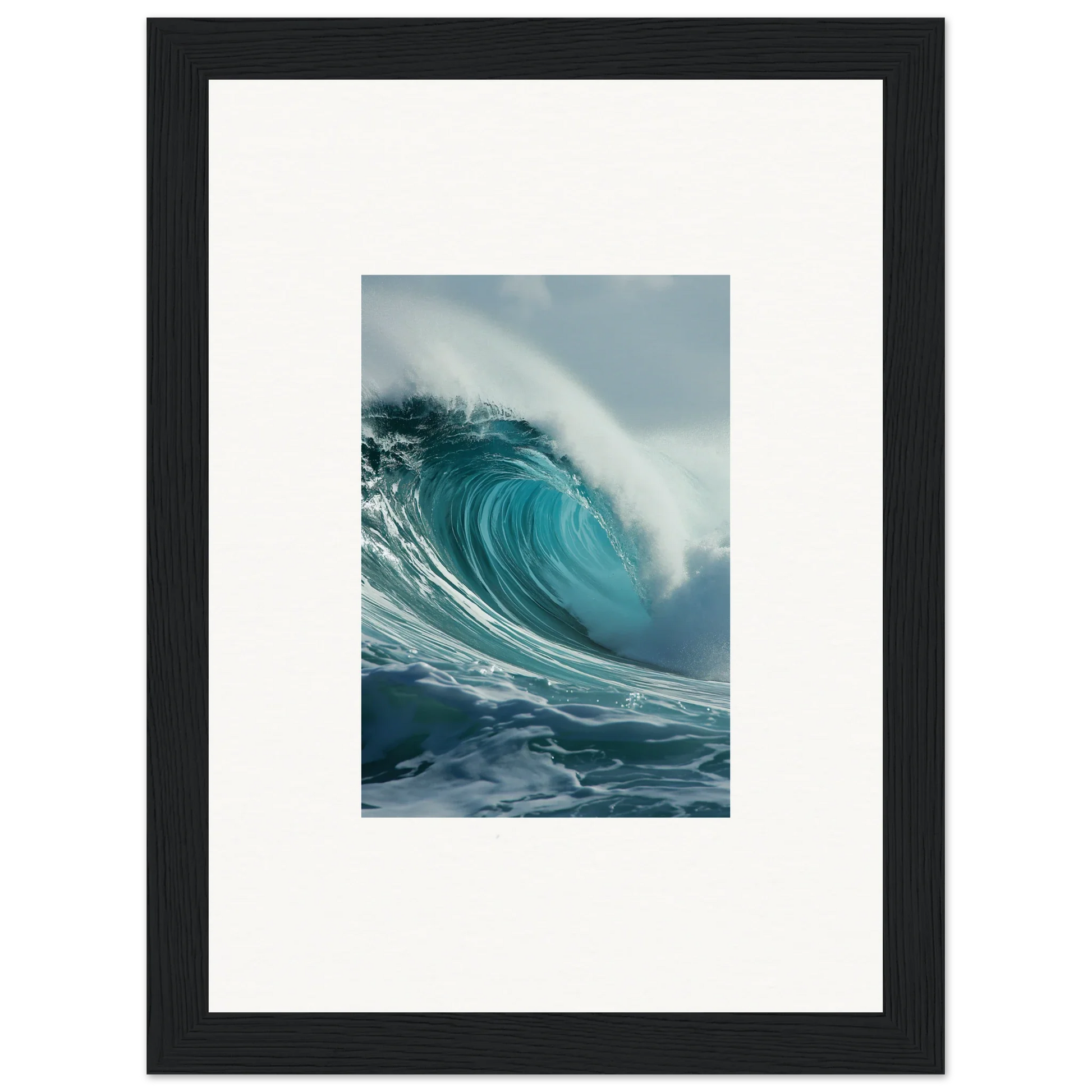 Stunning ocean wave canvas print for room decoration and vibrant wall art