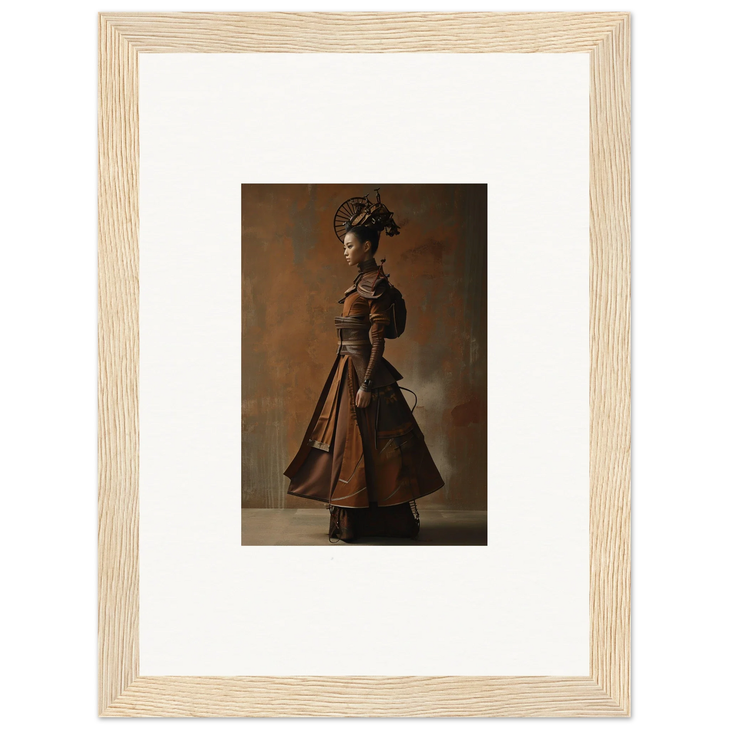 Elegant Victorian portrait for your nostalgia chronicles room decoration canvas print