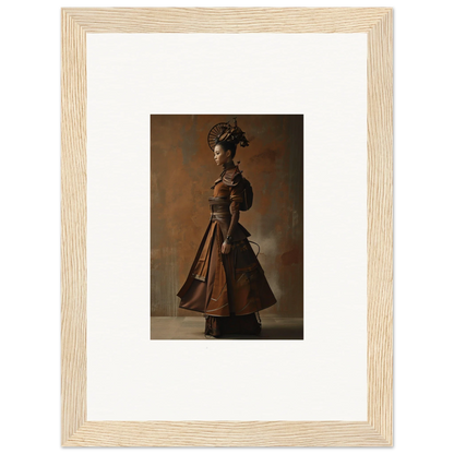 Elegant Victorian portrait for your nostalgia chronicles room decoration canvas print