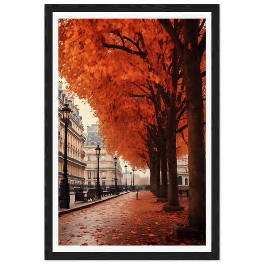A high quality framed poster of Machine's Dream Of Paris C The Oracle Windows™ Collection, perfect as fashion wall art.
