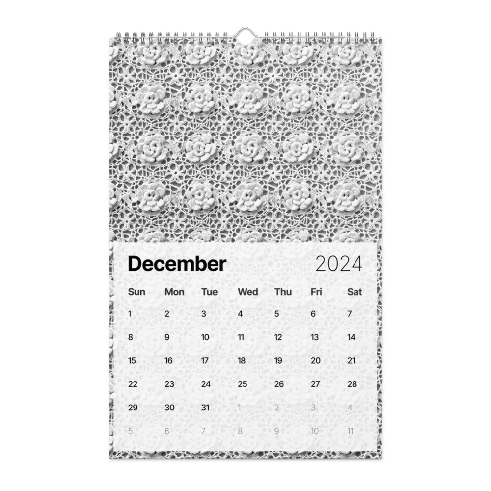 2024 Crochet Patterns Wall Calendar: A Year-Round Inspiration for Crochet Enthusiasts.