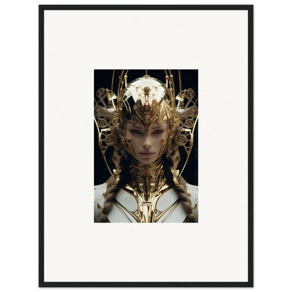 Ornate golden headdress showcasing metalwork from Future Opulence Rewoven collection