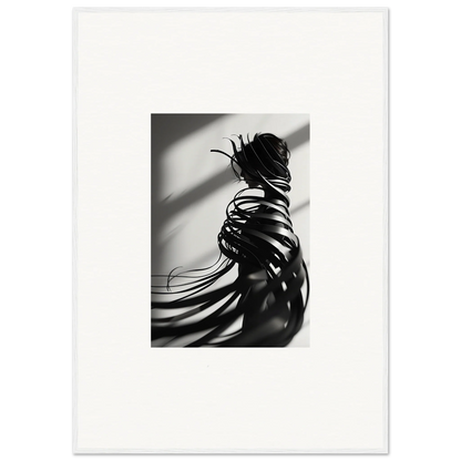 Artistic black and white nude figure photo, perfect for room decoration or canvas print