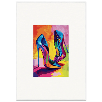 Vibrant high-heeled stiletto Eclipse Shoes perfect for room decoration and style