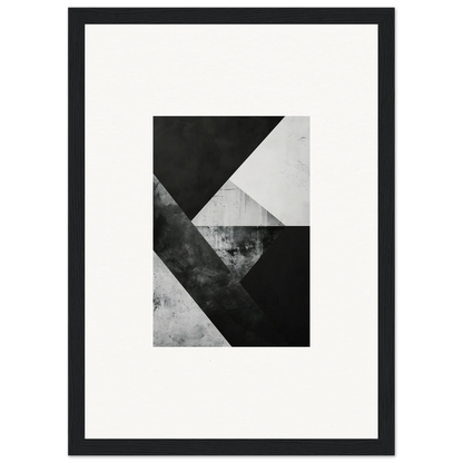 Framed black and white geometric wall art perfect for stylish room decoration