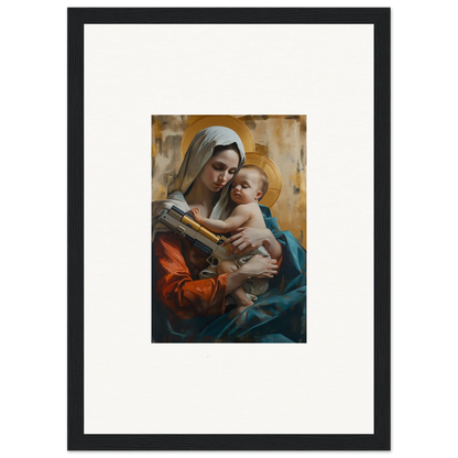 Painting of a woman with a baby, perfect for room decoration or wall art in Epic Lensions