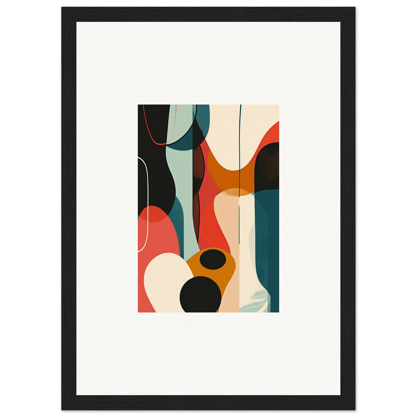 Abstract canvas print of Troubadour Aria, perfect for vibrant room decoration