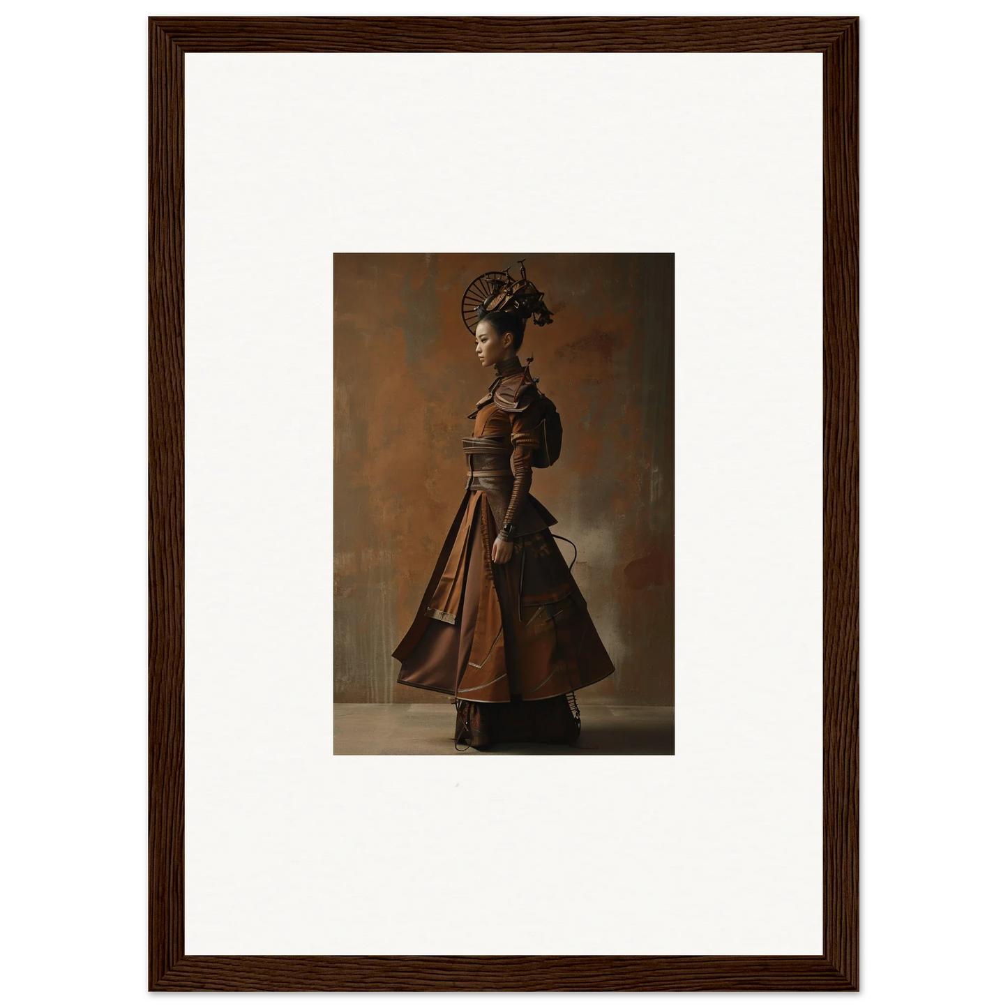 Framed canvas print of a Victorian-era woman for your Nostalgia Chronicles room decoration