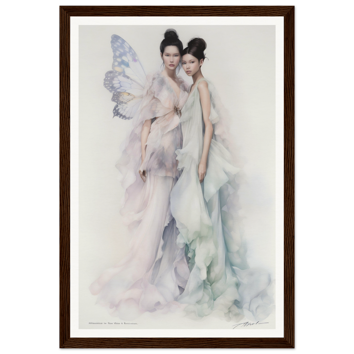 A framed print of Fashionable Faces The Oracle Windows™ Collection, ideal as a high quality poster for my wall.