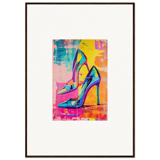 Colorful Heels Reverie painting for stylish room decor and framed wall art