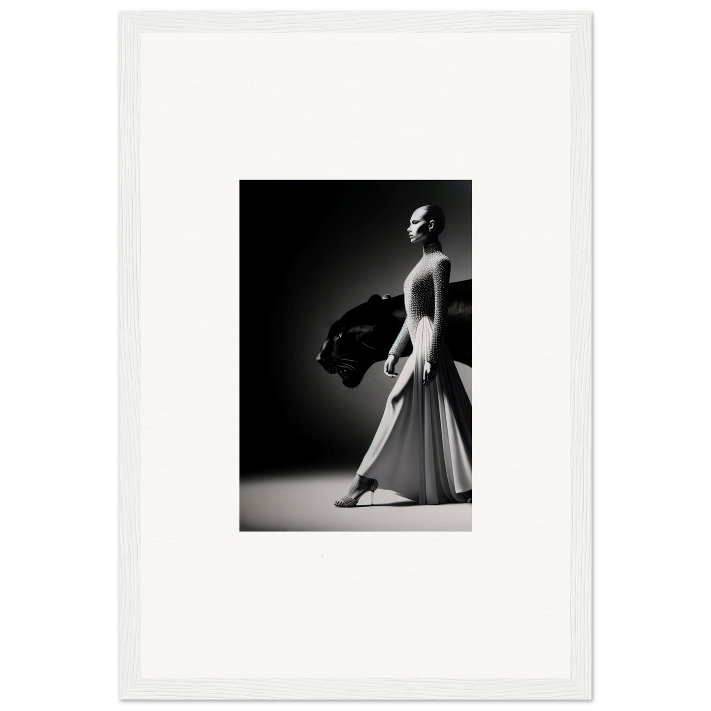 Dancers and time a3 - framed poster - 30x45 cm / 12x18″ /
