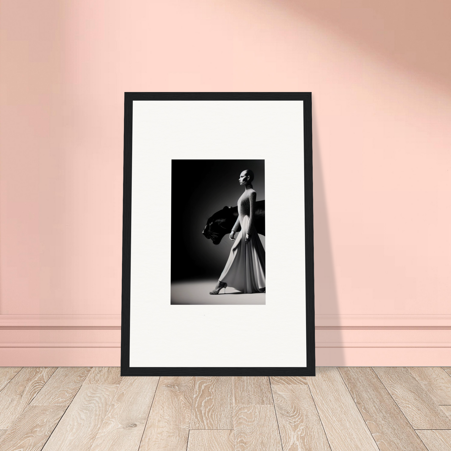 Dancers and time a3 - framed poster - print material
