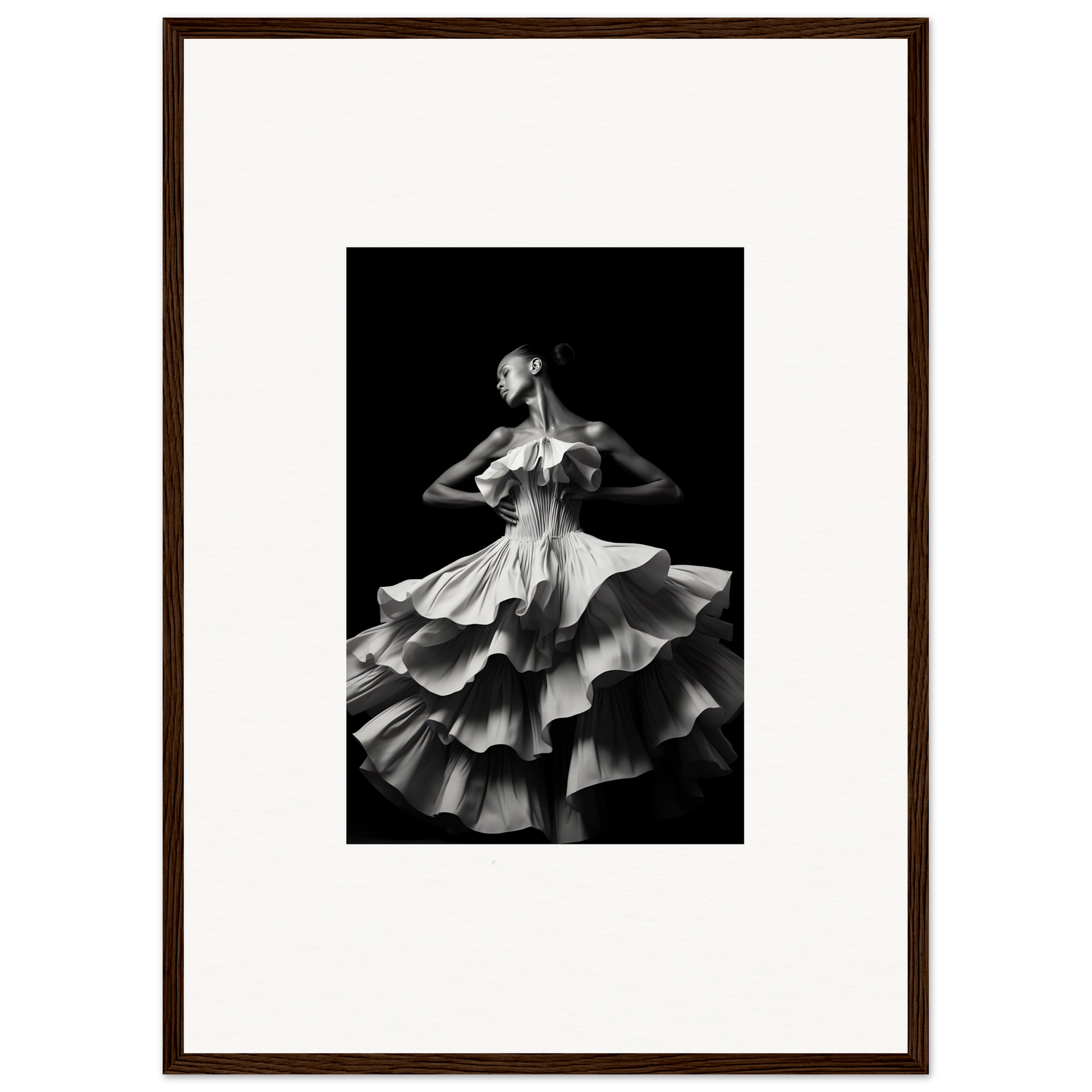 Dancers and time a2 - framed poster - 50x70 cm / 20x28″ /