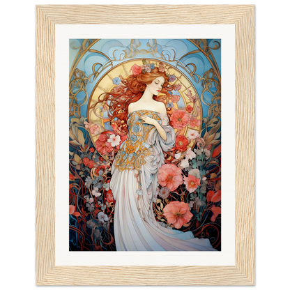 Transform your space with a high-quality poster of the Art Deco Mucha Wannabe The Oracle Windows™ Collection.