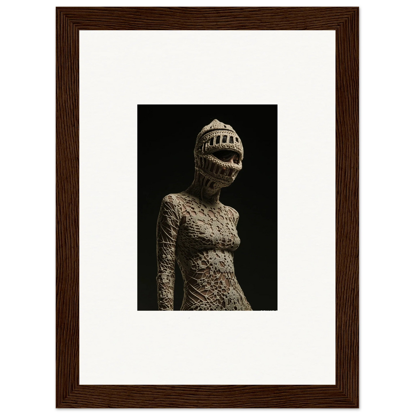 Eerie humanoid sculpture for unique room decor or framed wall art canvas prints