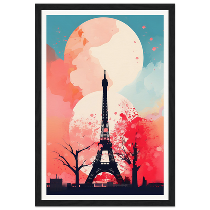 The eiff tower paris poster