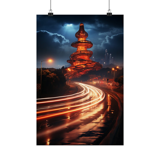 A9 - vertical future™ lux matte poster collection - 12″ x