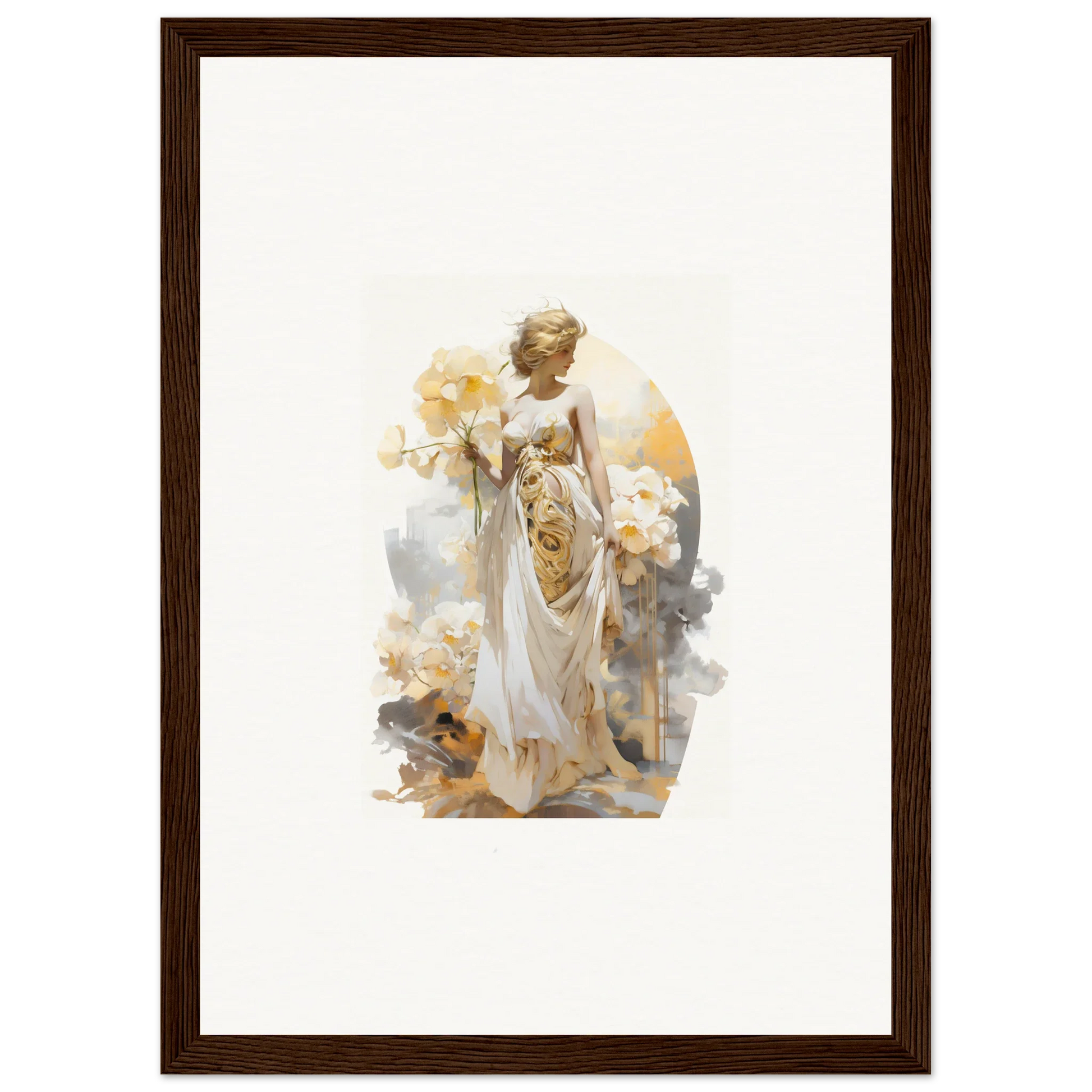 Ethereal painting of an angelic figure, perfect for Blossom Dream room decor