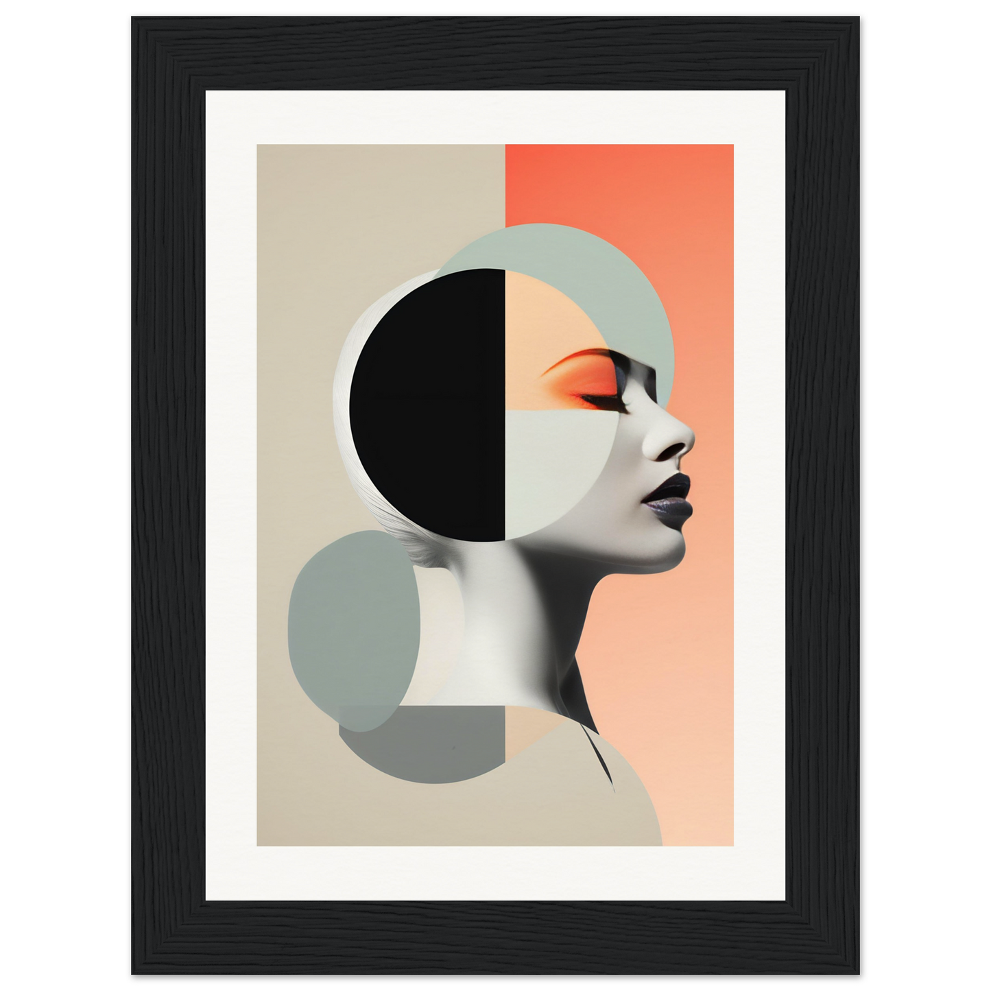 A framed print of Machine Dream Minimalism The Oracle Windows™ Collection, perfect for transforming your space.