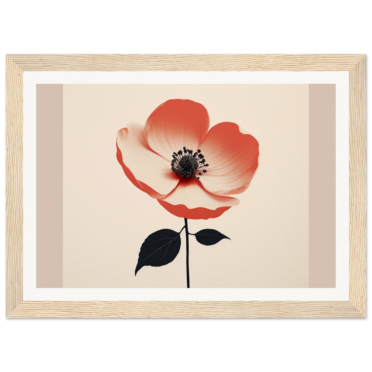 An orange flower framed in the Poppy The Oracle Windows™ Collection poster.