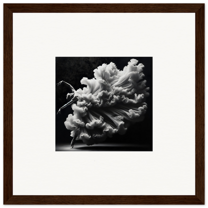 Dancers and time 02p - framed poster - 30x30 cm / 12x12″ /