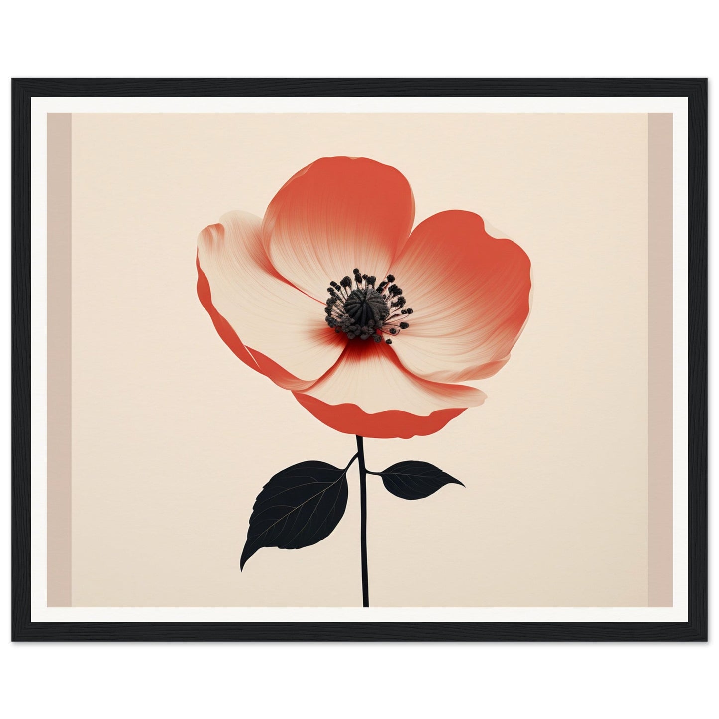 An orange flower framed in the Poppy The Oracle Windows™ Collection poster.