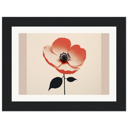 An orange flower framed in the Poppy The Oracle Windows™ Collection poster.