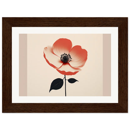 An orange flower framed in the Poppy The Oracle Windows™ Collection poster.