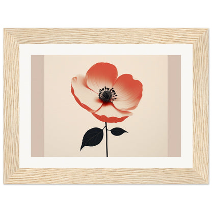 An orange flower framed in the Poppy The Oracle Windows™ Collection poster.