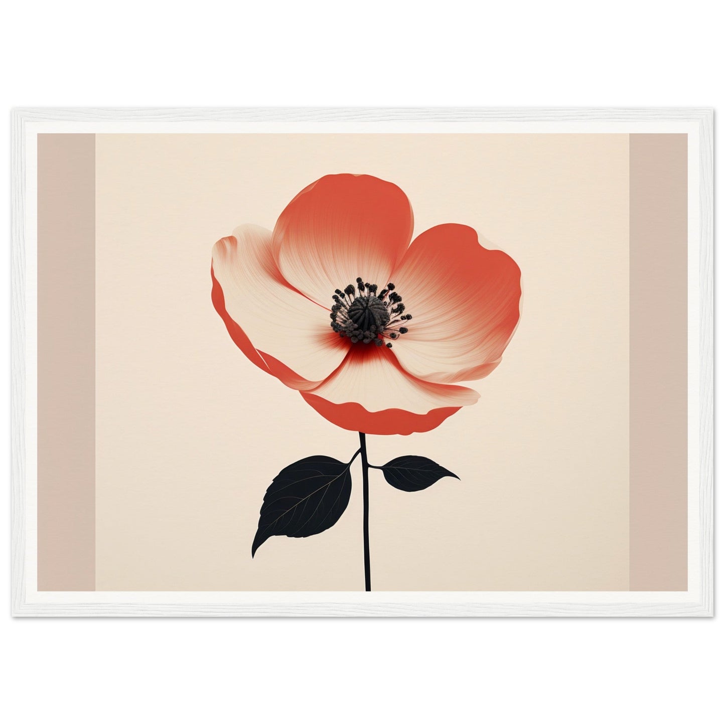 An orange flower framed in the Poppy The Oracle Windows™ Collection poster.