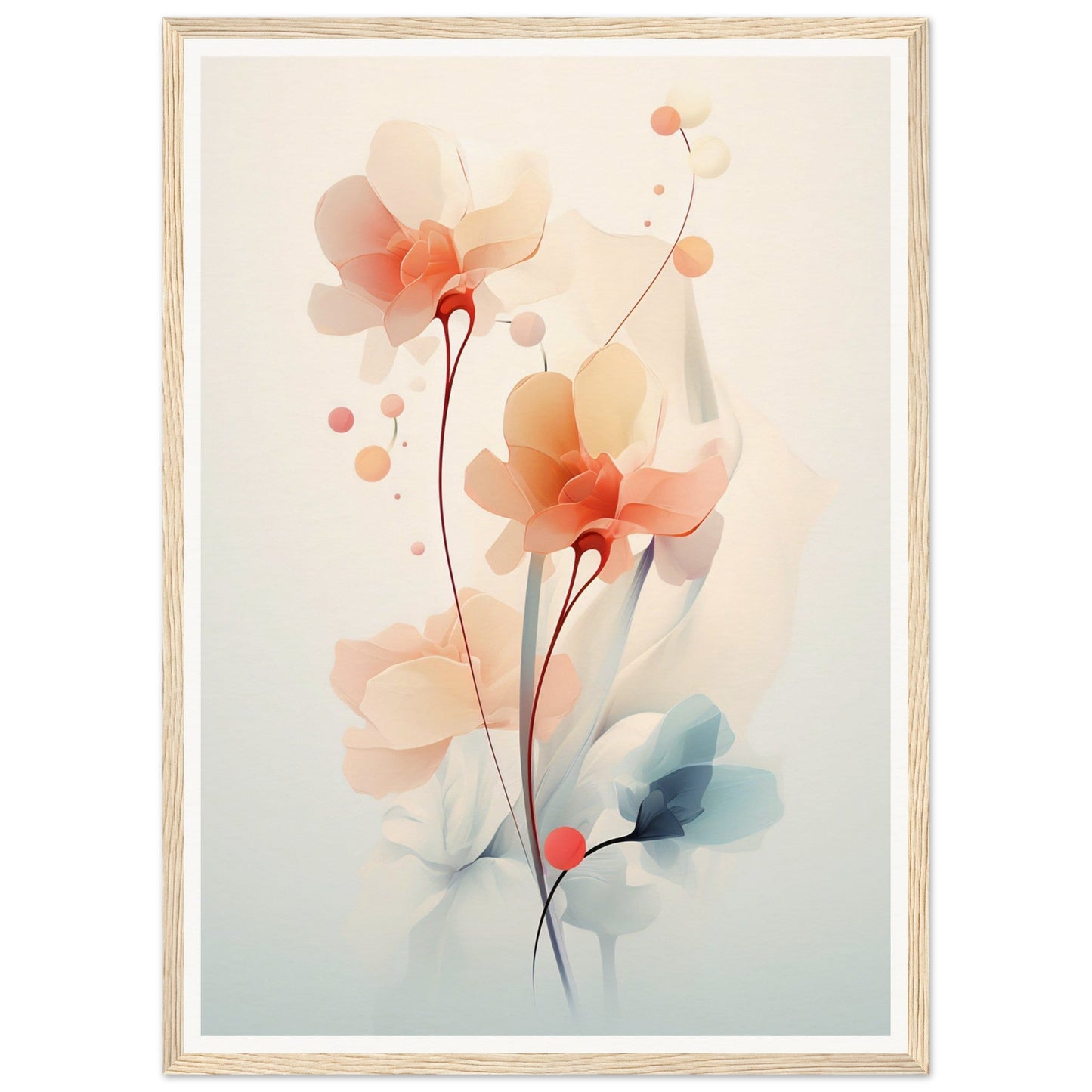 Transform your space with a Flowers Abstract Geometry C The Oracle Windows™ Collection wall art poster for my wall featuring flowers.