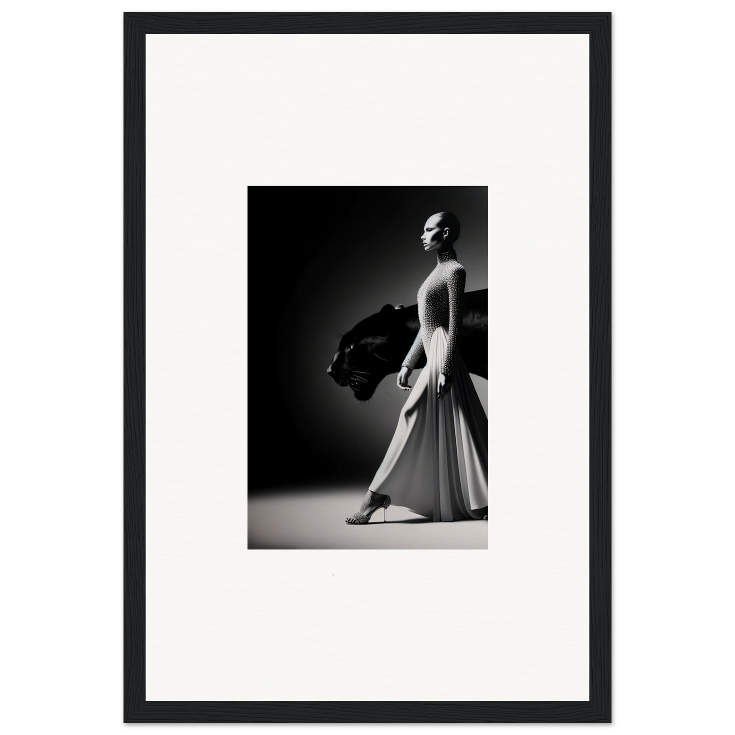 Dancers and time a3 - framed poster - 30x45 cm / 12x18″ /