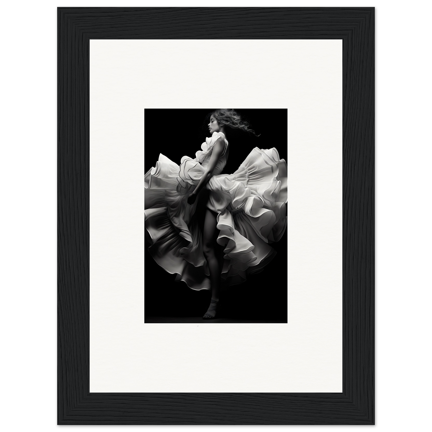 Dancers and time 05p - framed poster - 13x18 cm / 5x7″ /