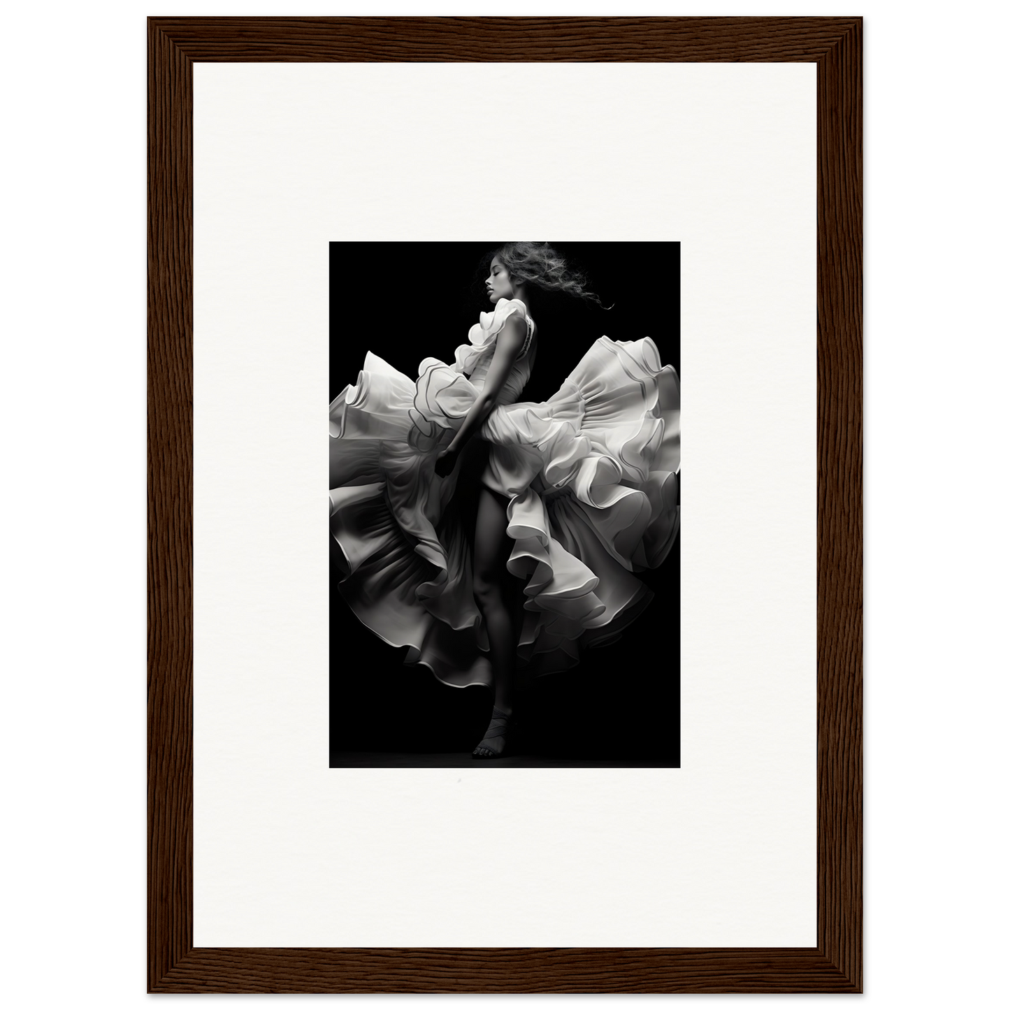 Dancers and time 05p - framed poster - a4 21x29.7 cm / 8x12″