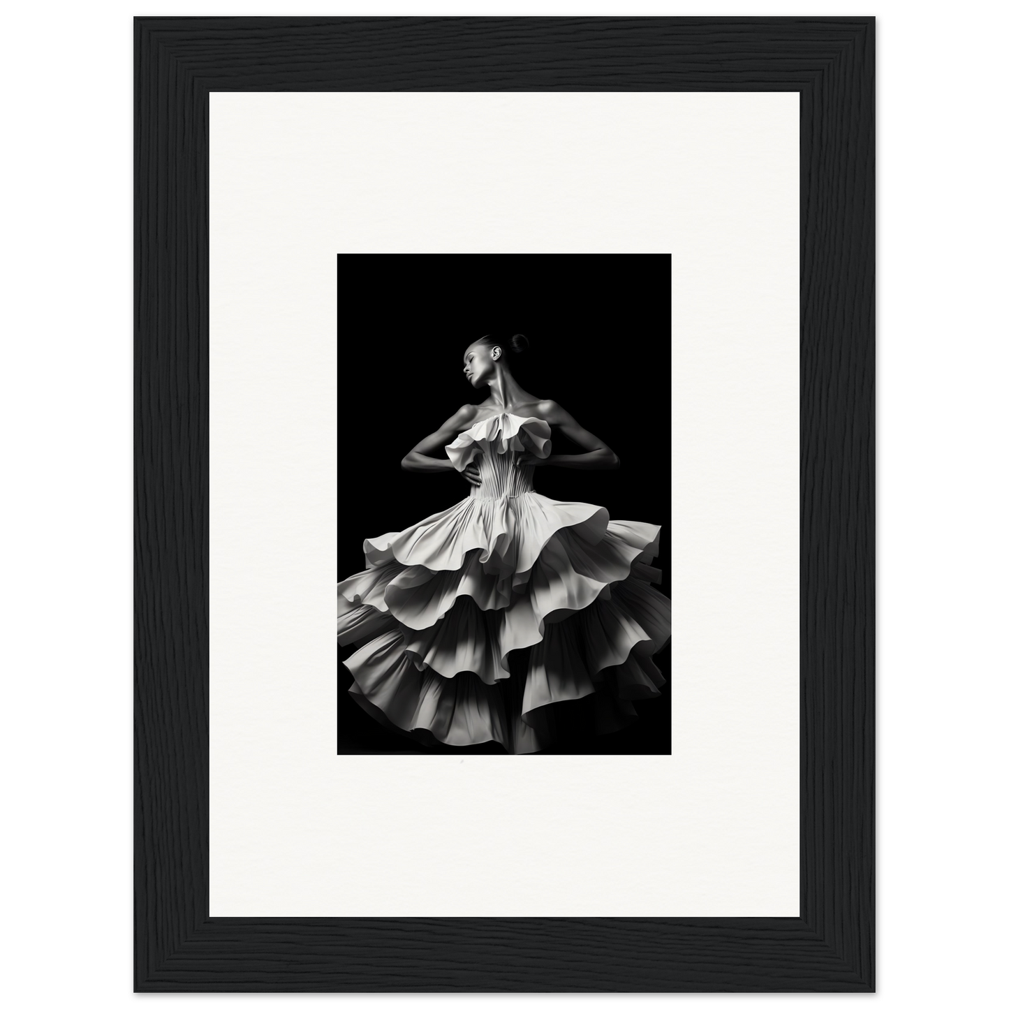 Dancers and time a2 - framed poster - 13x18 cm / 5x7″ /