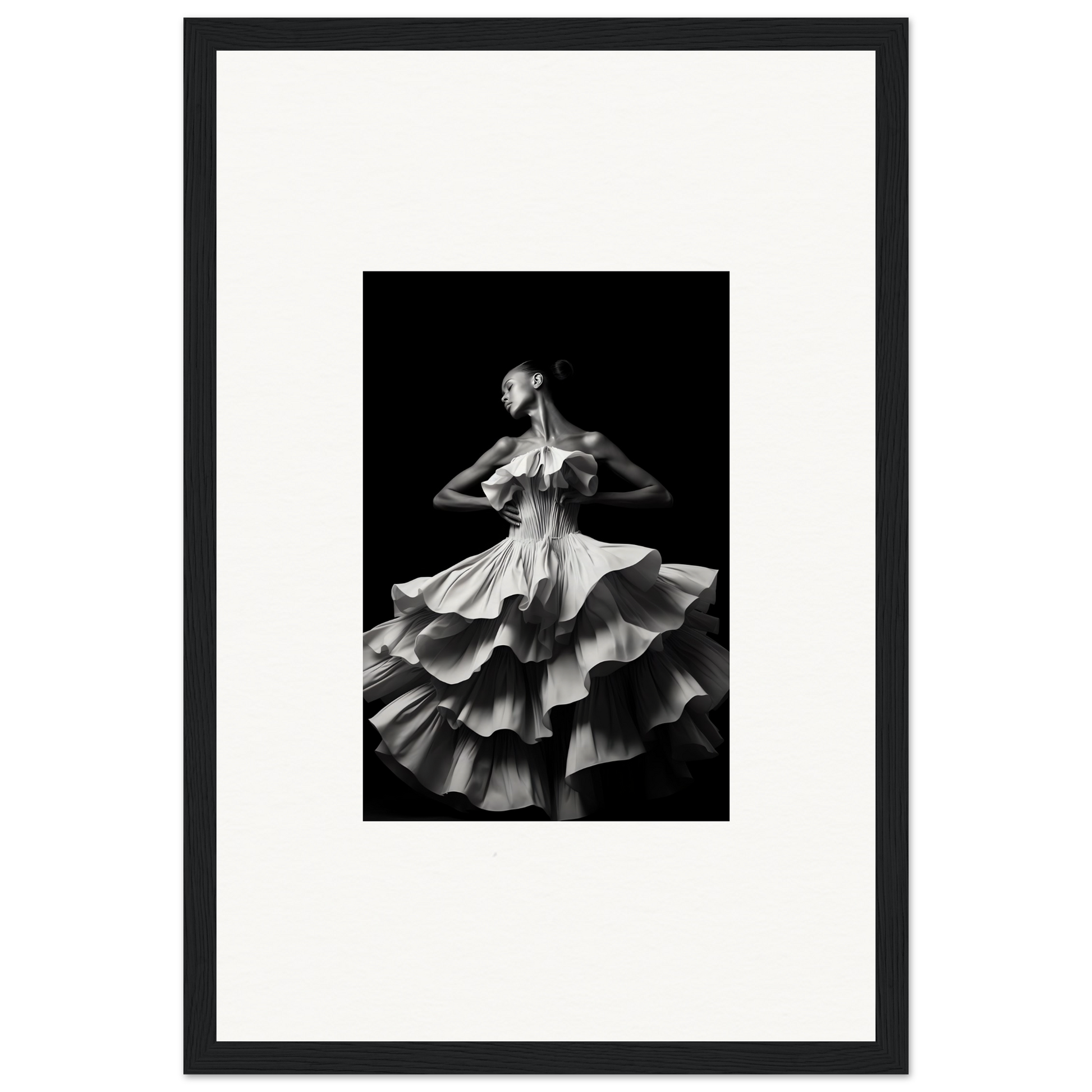 Dancers and time a2 - framed poster - 30x45 cm / 12x18″ /