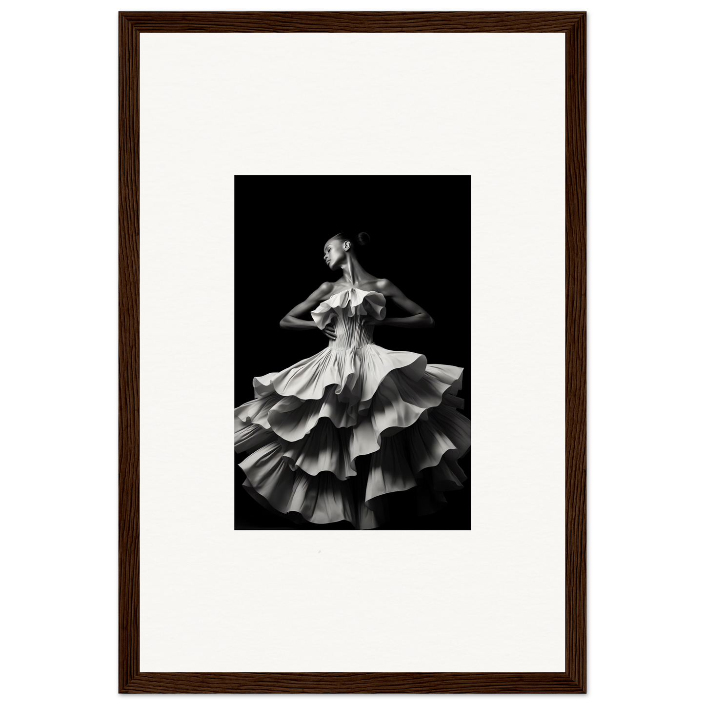 Dancers and time a2 - framed poster - 30x45 cm / 12x18″ /