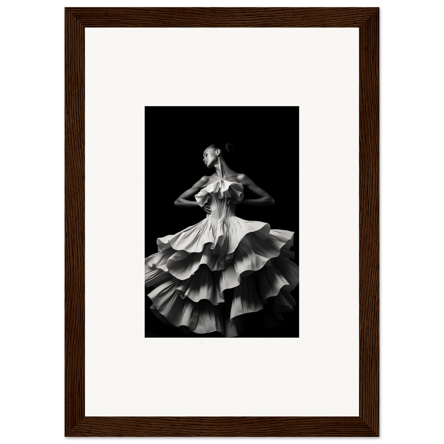 Dancers and time a2 - framed poster - a4 21x29.7 cm / 8x12″