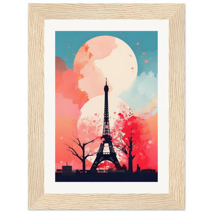 Transform your space with a high-quality framed picture from the Fantasia In Pink, Eiffel, Paris. The Oracle Windows™ Collection.