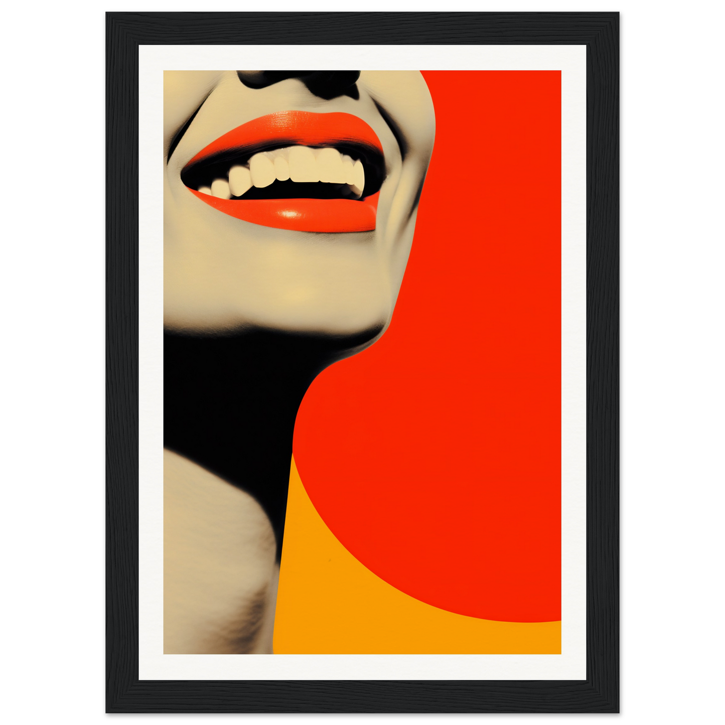 A close up of a woman's face, perfect for the Uplifting Play List The Oracle Windows™ Collection or fashion wall art.