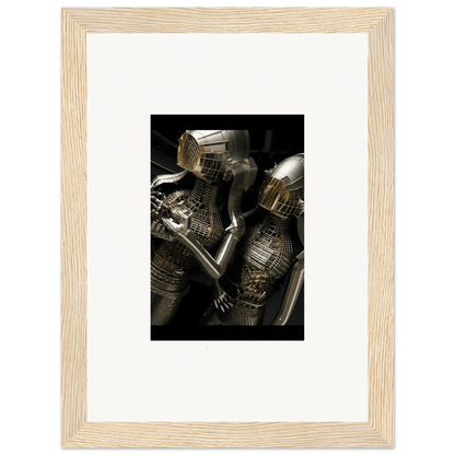 Medieval suit of armor with intricate detailing for Alloy Dreams room decor wall art