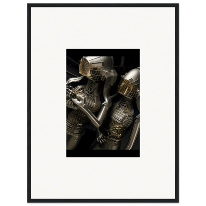 Medieval suit of armor showcasing intricate metalwork for Alloy Dreams room decor