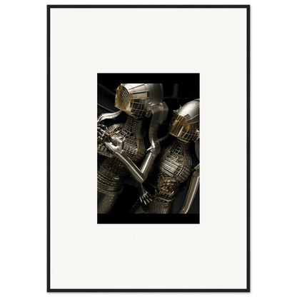 Medieval suit of armor detailed metalwork, perfect for Alloy Dreams room decor