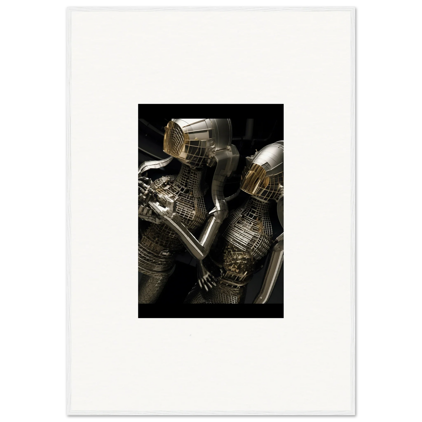 Medieval suit of armor with intricate metalwork for unique alloy dreams room decor