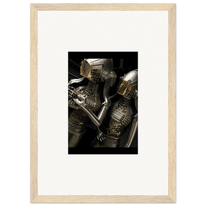 Medieval suit of armor with intricate metalwork, perfect for Room Decor and Alloy Dreams