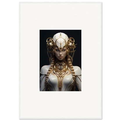 Ornate fantasy portrait of a regal female in the Gilded Cosmos for stunning room decor