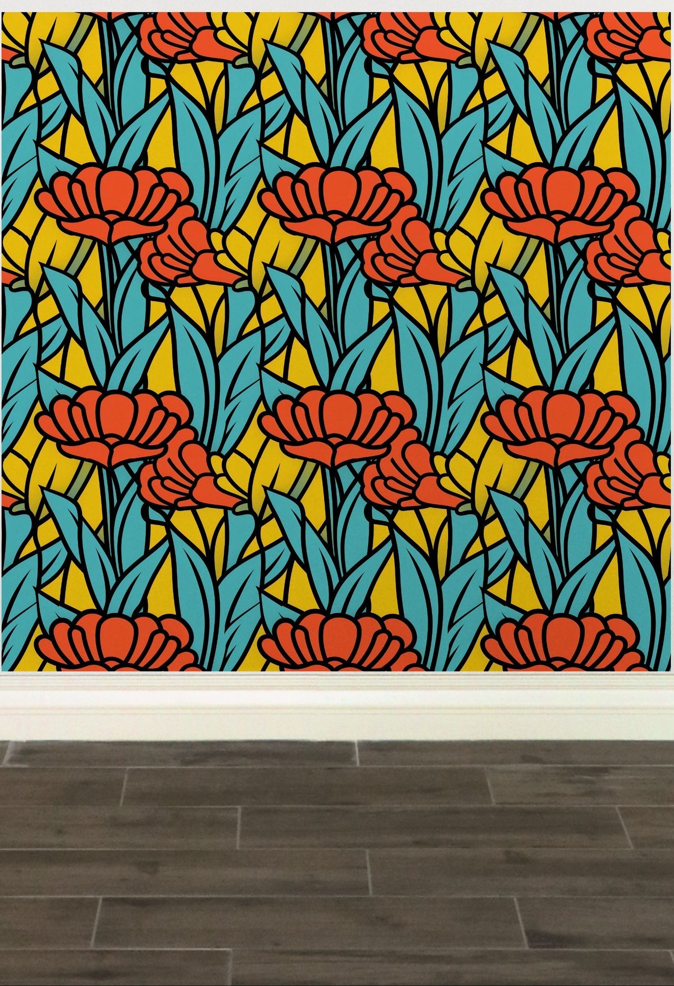Flower xg - peel and stick wallpaper