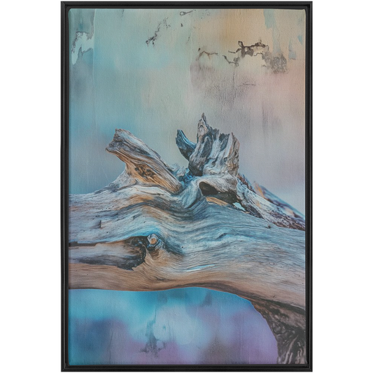 The result after removing all the irrelevant codes is as follows:

A Driftwood Portrait - XXL Framed Canvas Wraps of a tree trunk.