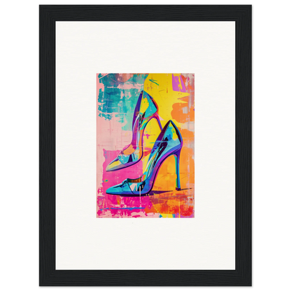 Colorful high-heeled stiletto shoes for stylish room decor and Heels Reverie lovers