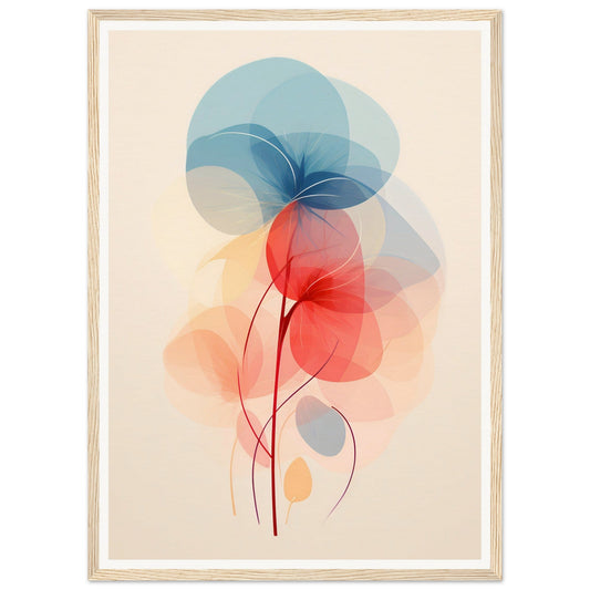 A high quality framed print of Flowers Abstract Geometry A The Oracle Windows™ Collection - perfect as fashion wall art or a poster.